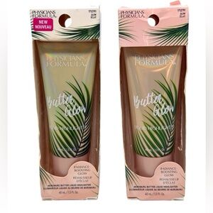 Lot Of 2 Physicians Formula Butter Glow Liquid Highlighter, Glow, 1.3 Fl Oz New